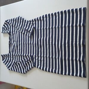 EUC J. Crew Stripe Square Neck Knit Dress